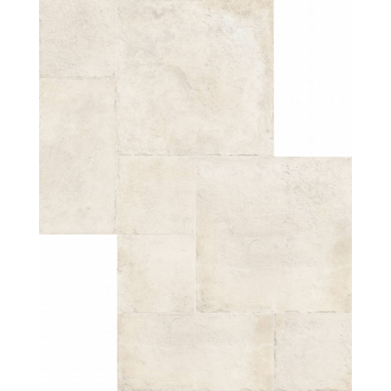 Keros Modula Portobello Ivory πλακάκι δαπέδου 100x100 λευκής μάζας με Matt Relieve φινίρισμα